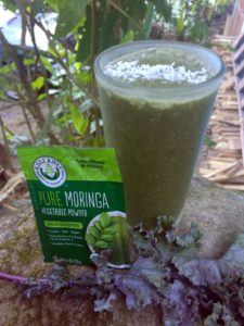 Probiotic Moringa spirulina smoothie