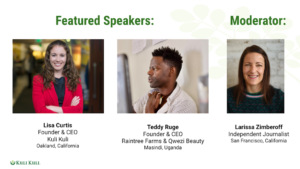 Three speakers for climate-smart webinar